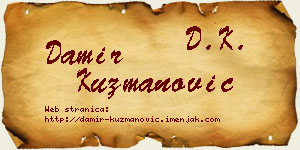 Damir Kuzmanović vizit kartica